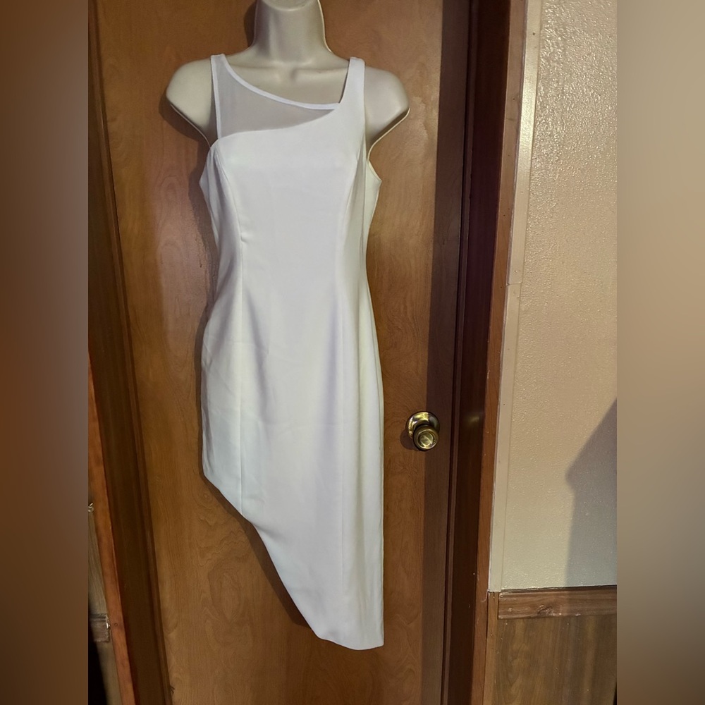 JAYGODFREY White Asymmetrical Dress